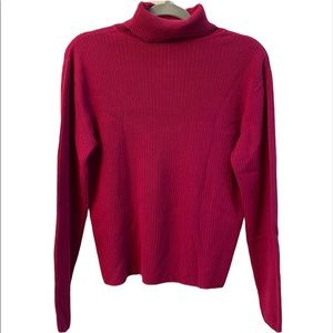 Talbots Ribbed Turtleneck Sweater, Size LP